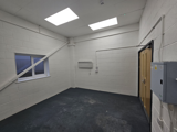 Inside an empty industrial unit