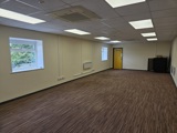 Inside a large empty office