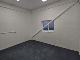 Inside an empty industrial unit