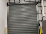 A sliding door within an industrial unit